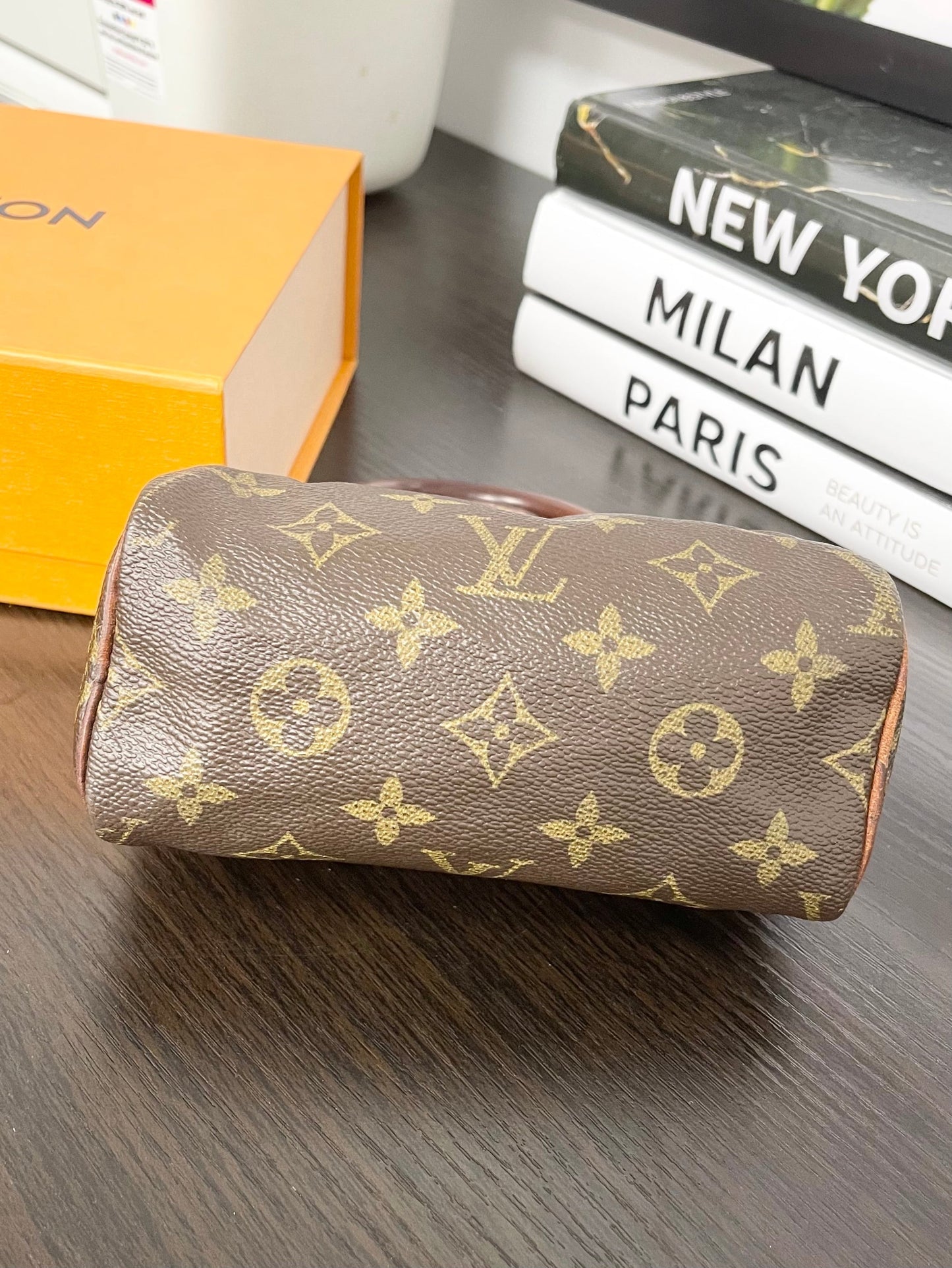 LOUIS VUITTON   Monogram Nano Speedy Bag