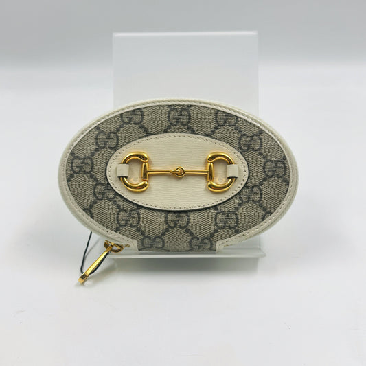 Gucci 1955 GG Supreme Horsebit Coin Case Wallet TWS