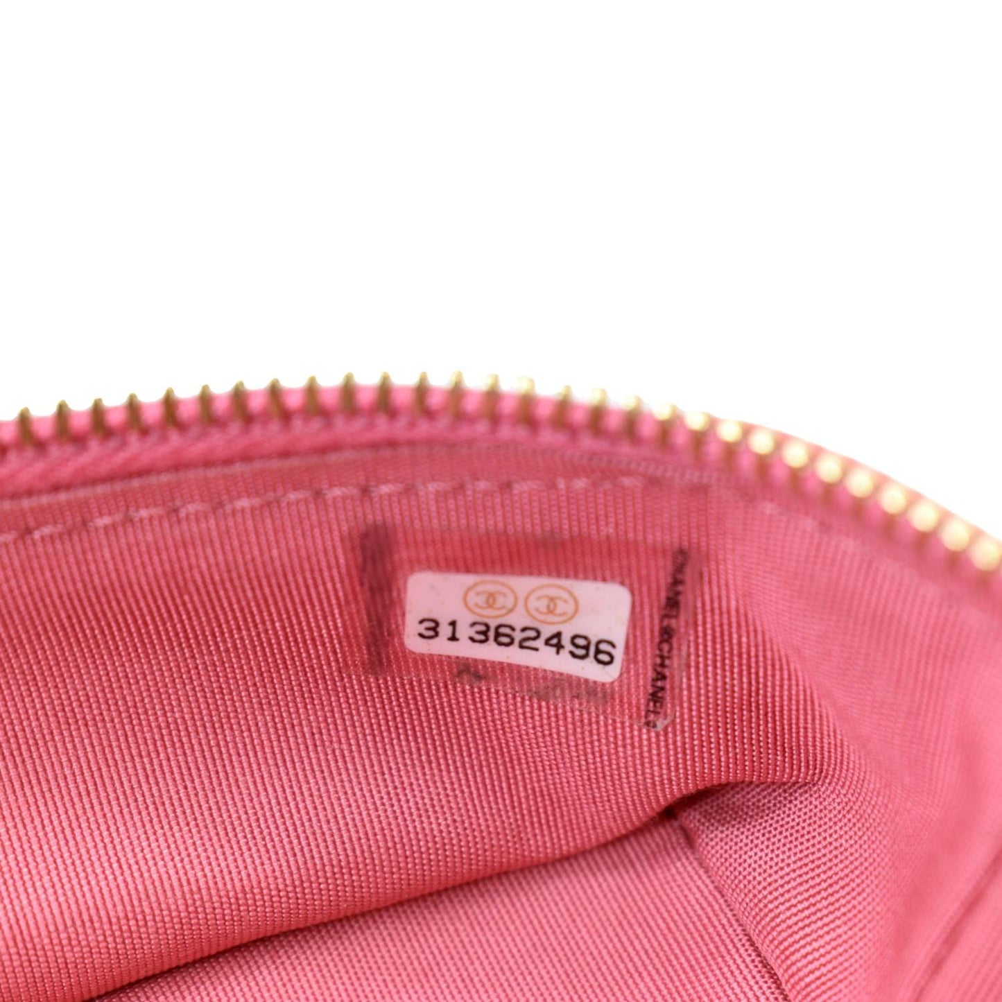 CHANEL Vanity Case Small Leather Crossbody Bag Pink