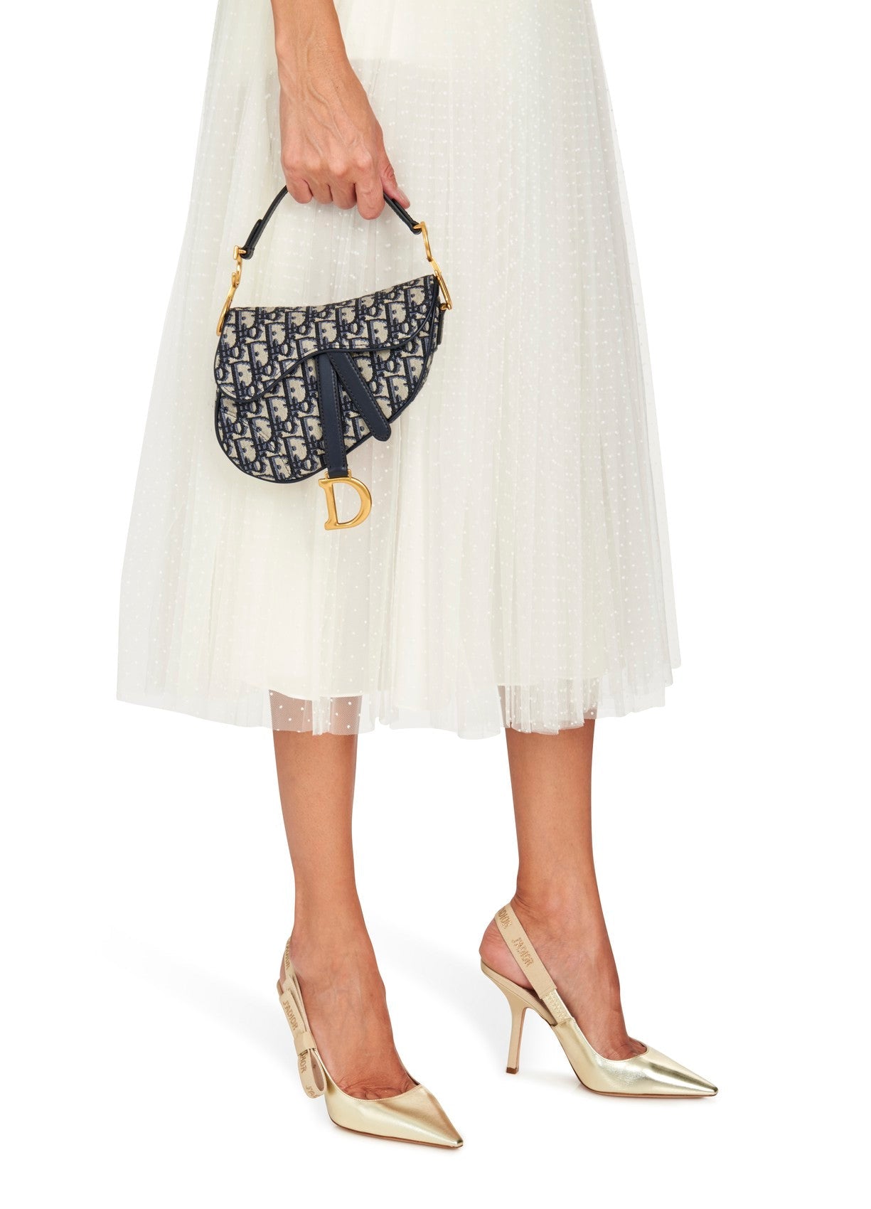 DYOR OBLIQUE JACQUARD MINI SADDLE BAG