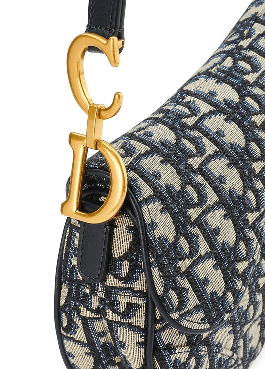 DYOR OBLIQUE JACQUARD MINI SADDLE BAG