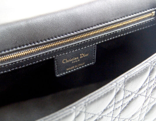 DIR 2023 Caro black real leather sling shoulder bag