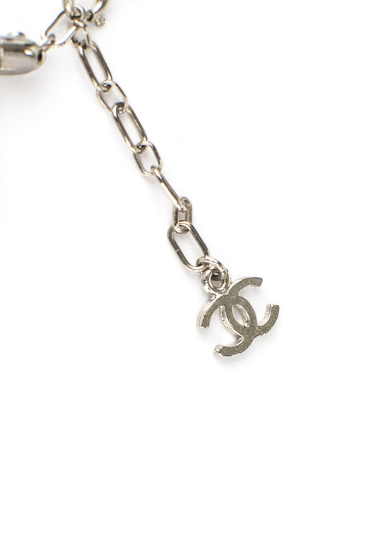 Chanel Silver & Pearl Sunray Solar Bracelet