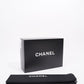 Chanel Womens Lambskin Crossbody Envelope Bag Black