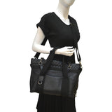 CHANEL 2way Leather Shoulder Bag Black