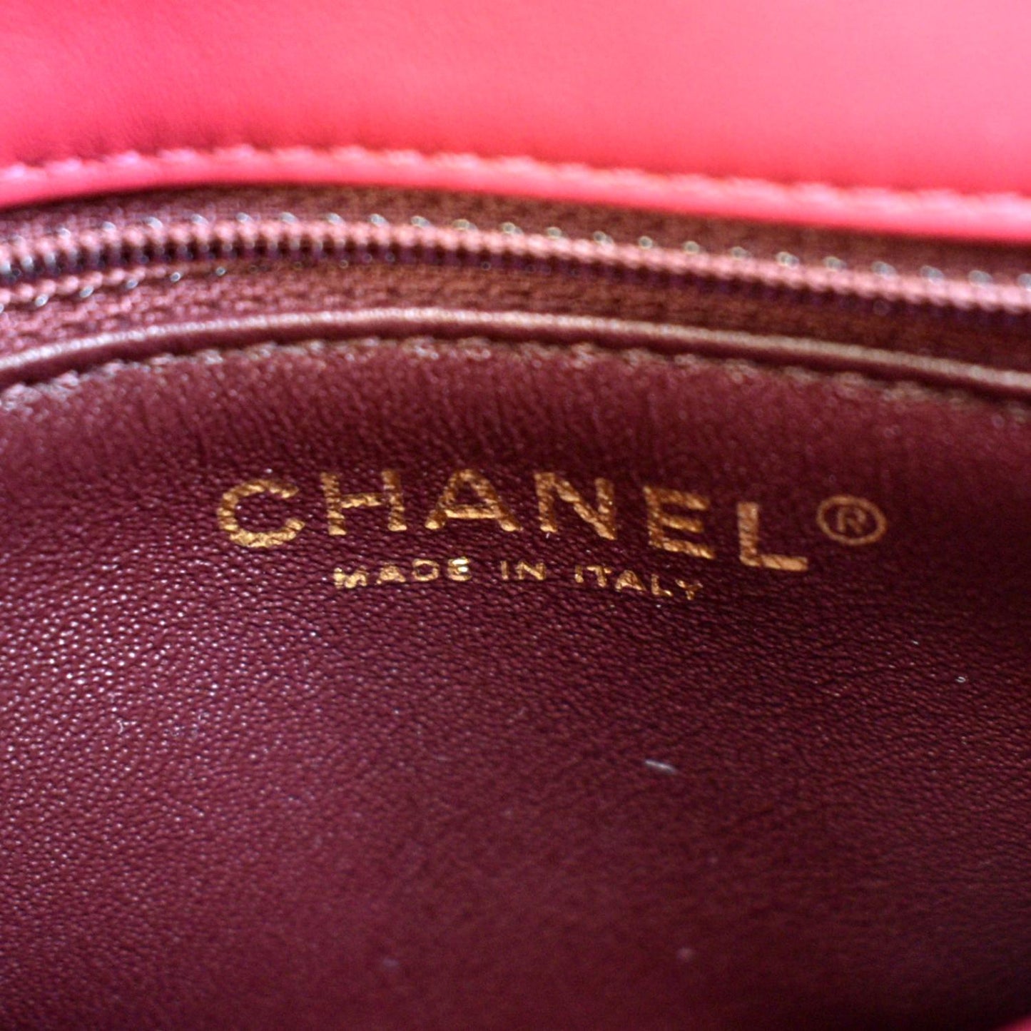 CHANEL Trendy CC Top Handle Flap Quilted Leather Shoulder Bag Red