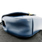 CHANEL Infinity Chain Quilted Leather Crossbody Bag Blue