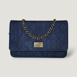 CHANEL WALLET ON CHAIN | DENIM