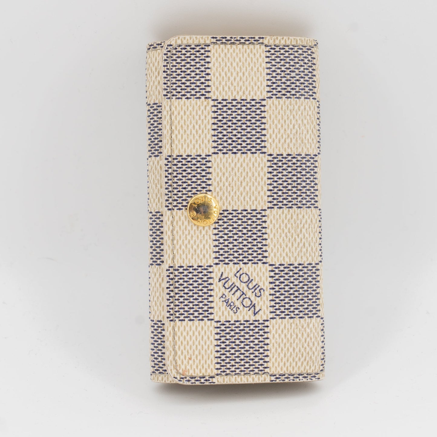 Louis Vuitton Damier Azur key holder