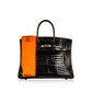 Birkin 35cm - Noir Crocodile Shiny Porosus