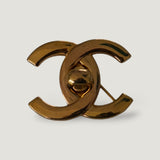CHANEL BROOCH CC TURNLOCK
