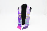 Hermes 'Eperon d'Or' Twilly in Purple Silk
