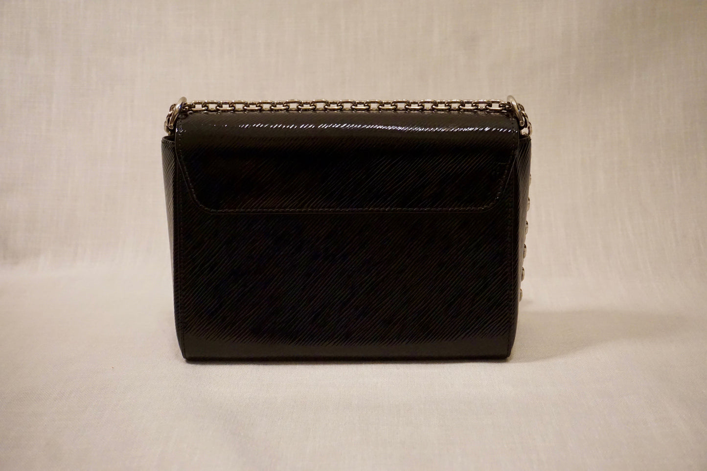 LOUIS VUITTON Epi Leather Twist MM Bag Black