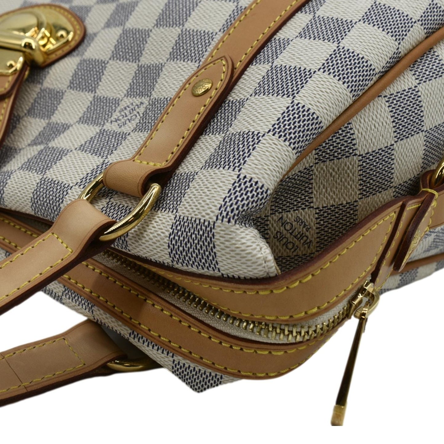 LOUIS VUITTON Stresa PM Damier Azur Shoulder Bag White