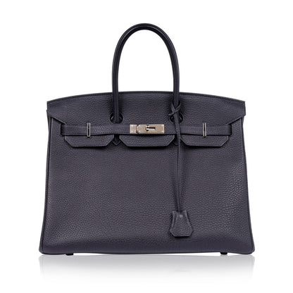 Birkin 35 - Blue Nuit Togo - PHW