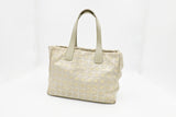 Chanel New Travel Line Tote in Champagne Canvas