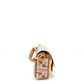 Fendi Baguette Calfskin Brown And White GHW