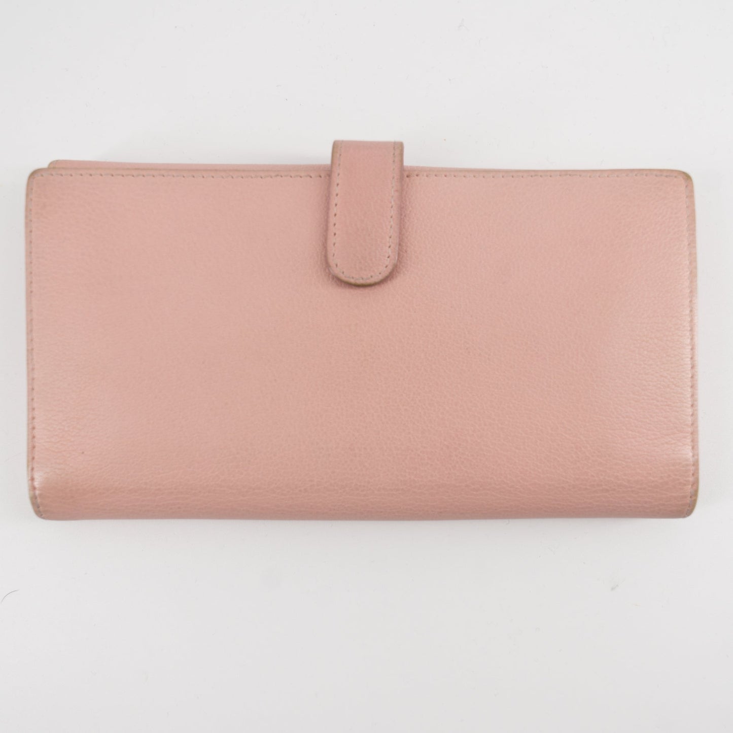 Chanel Butterfly Camellia Bifold Long Wallet Pink TWS