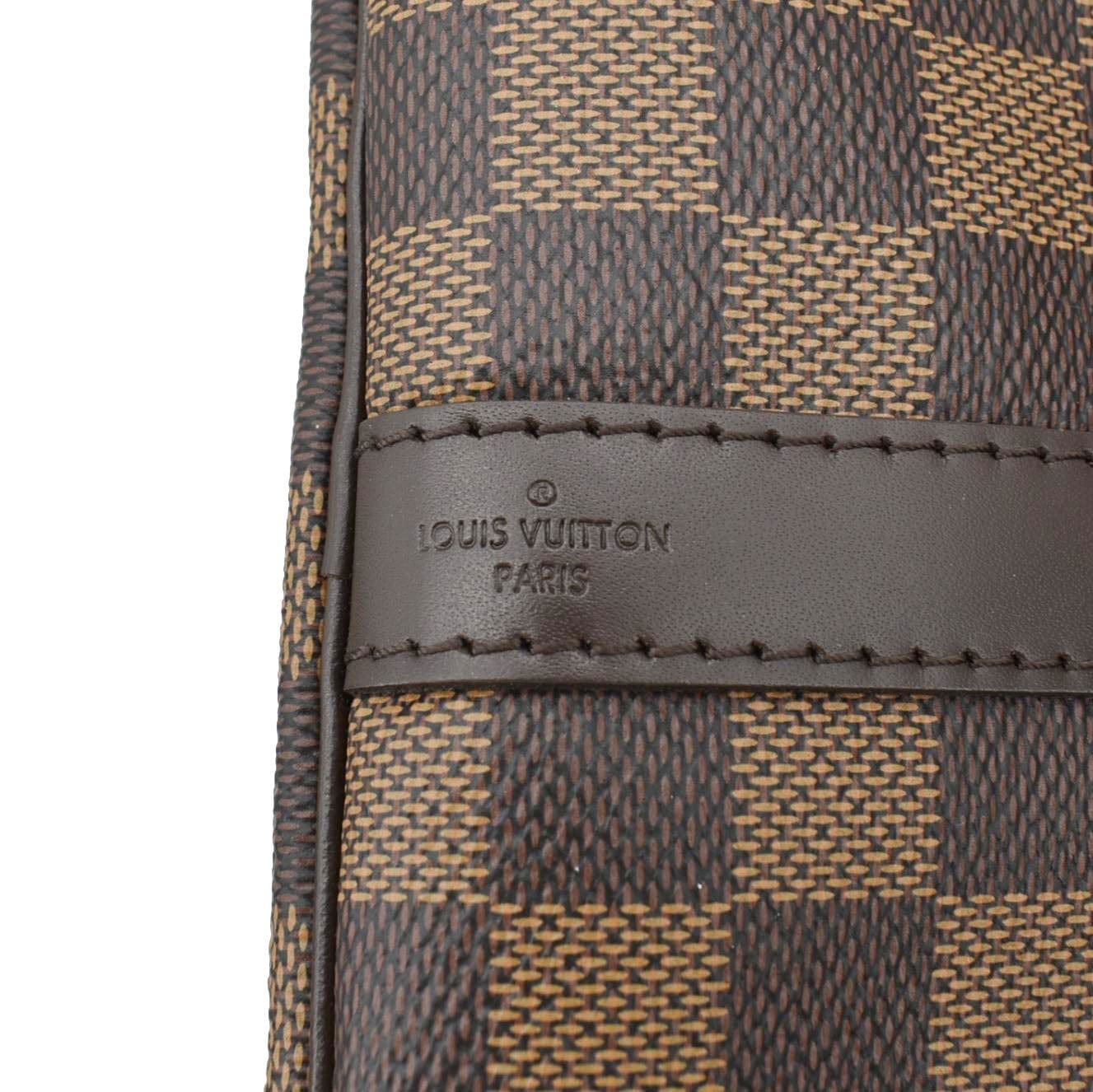 LOUIS VUITTON Speedy 30 Bandouliere Damier Ebene Shoulder Bag Brown