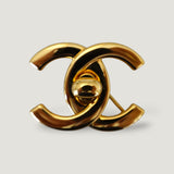 CHANEL BROOCH CC TURNLOCK