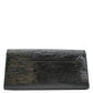 LOUIS VUITTON Sevigne Electric Patent Epi Leather Clutch Shoulder Bag Black