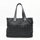 Chanel New Travel Line Tote in Black Canvas