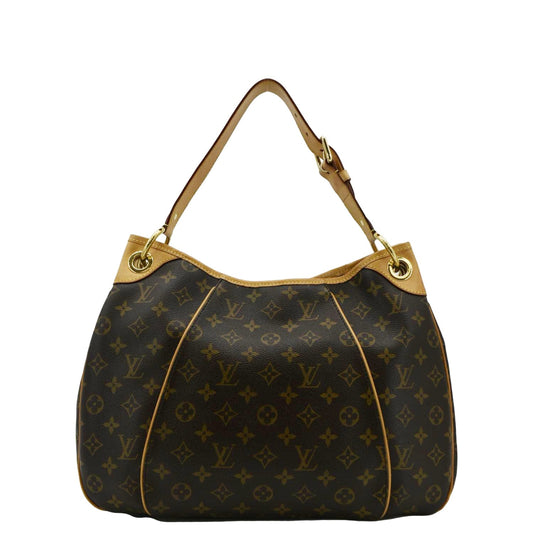 LOUIS VUITTON Galliera PM Monogram Canvas Shoulder Bag Brown
