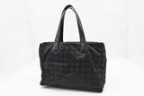Chanel New Travel Line Tote in Black Canvas