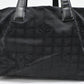 Chanel New Travel Line Tote in Black Canvas