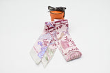 Hermes 'Etriers Remix' Twilly in Pink Silk