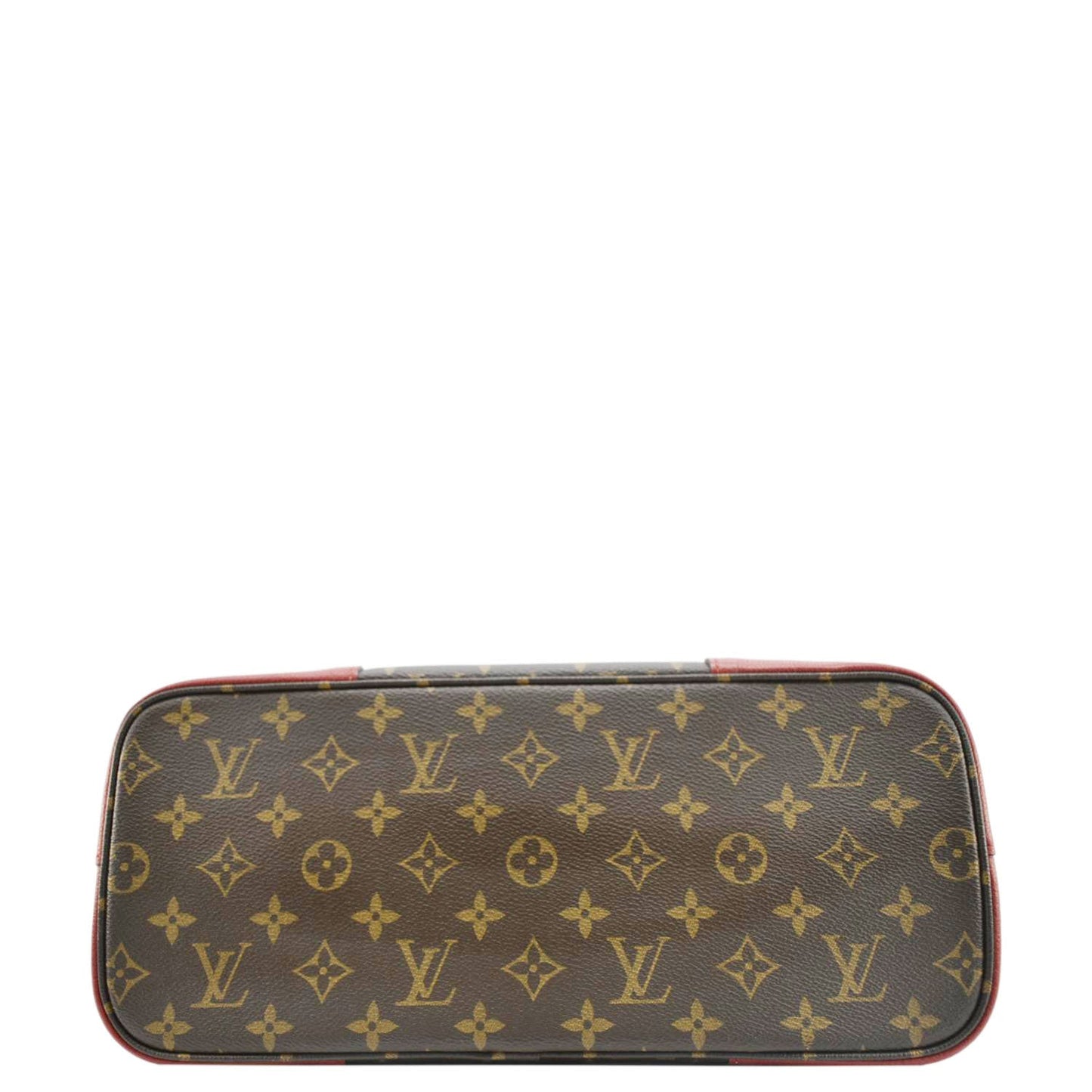 LOUIS VUITTON Flandrin Monogram Canvas Tote Shoulder Bag Cherry