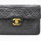 Chanel Maxi Flap in Black Mattelassé Leather