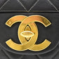 Chanel Maxi Flap in Black Mattelassé Leather