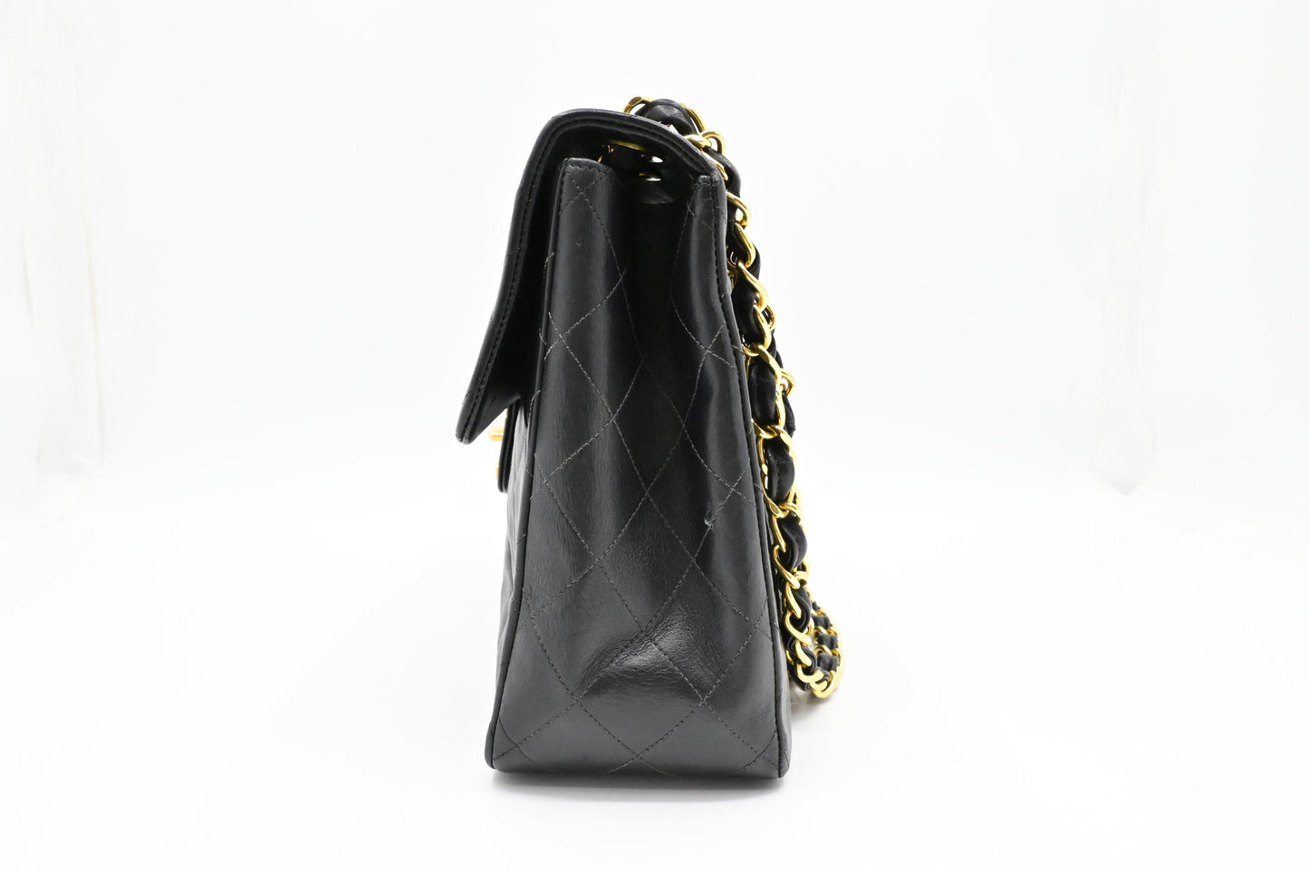Chanel Maxi Flap in Black Mattelassé Leather
