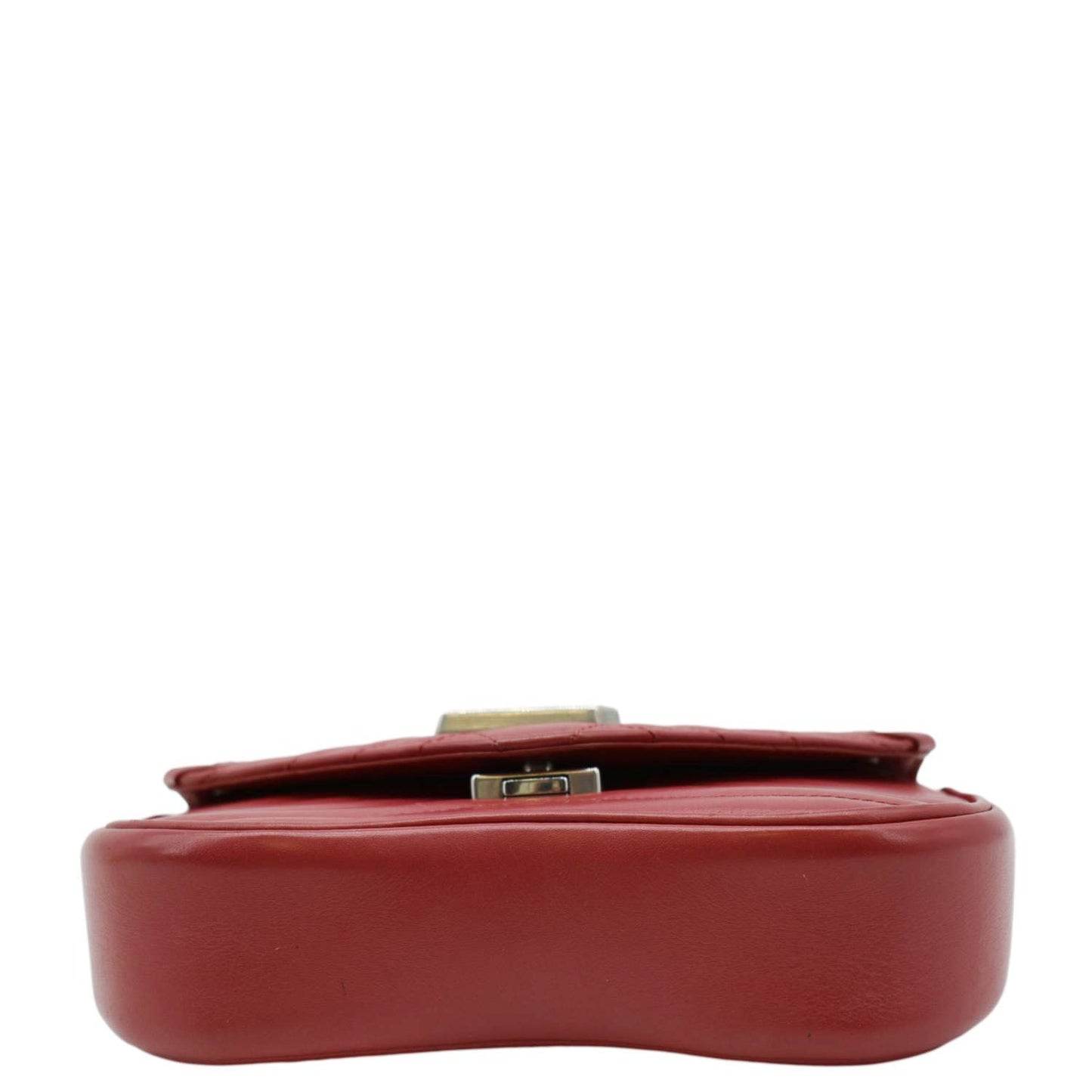 LOUIS VUITTON New Wave Chain MM Leather Shoulder Bag Red