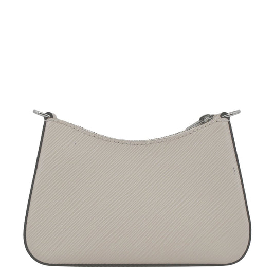 LOUIS VUITTON Marellini Epi Leather Shoulder Bag Cream