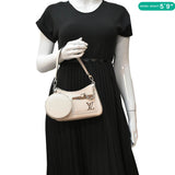 LOUIS VUITTON Marellini Epi Leather Shoulder Bag Cream