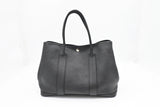 Hermes Garden Party 36 in Black Leather