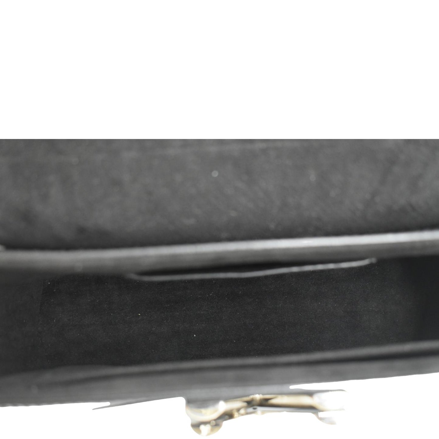 LOUIS VUITTON Twist Whipstitch MM Epi Leather Shoulder Bag Black