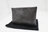 Chanel Medium O Case in Gray Patent Leather