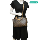 LOUIS VUITTON Petit Palais Monogram Canvas Shoulder Bag Brown