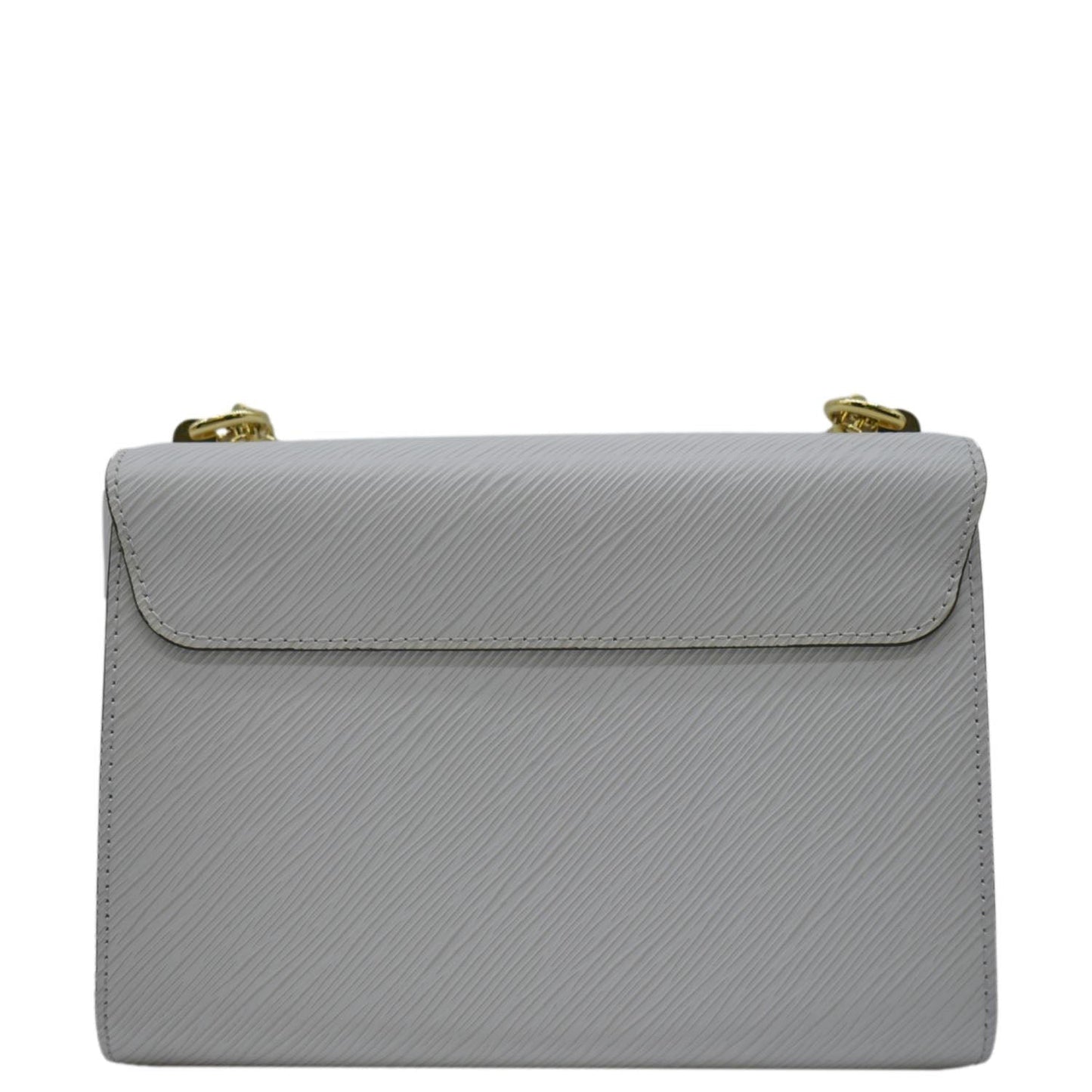 LOUIS VUITTON MM Twist Epi Leather Chain Shoulder Bag White