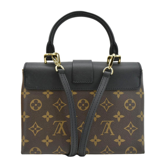 LOUIS VUITTON Locky BB Monogram Canvas Shoulder Bag Brown