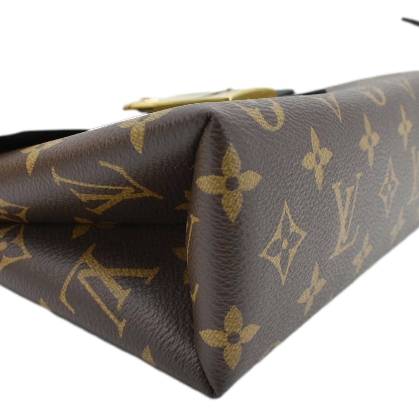LOUIS VUITTON Locky BB Monogram Canvas Shoulder Bag Brown