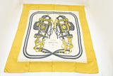 Hermes 'Brides de Gala' Carre 90 in Yellow Silk