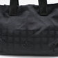 Chanel New Travel Line Tote in Black Canvas