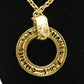 Chanel Large Ring Medallion Necklace