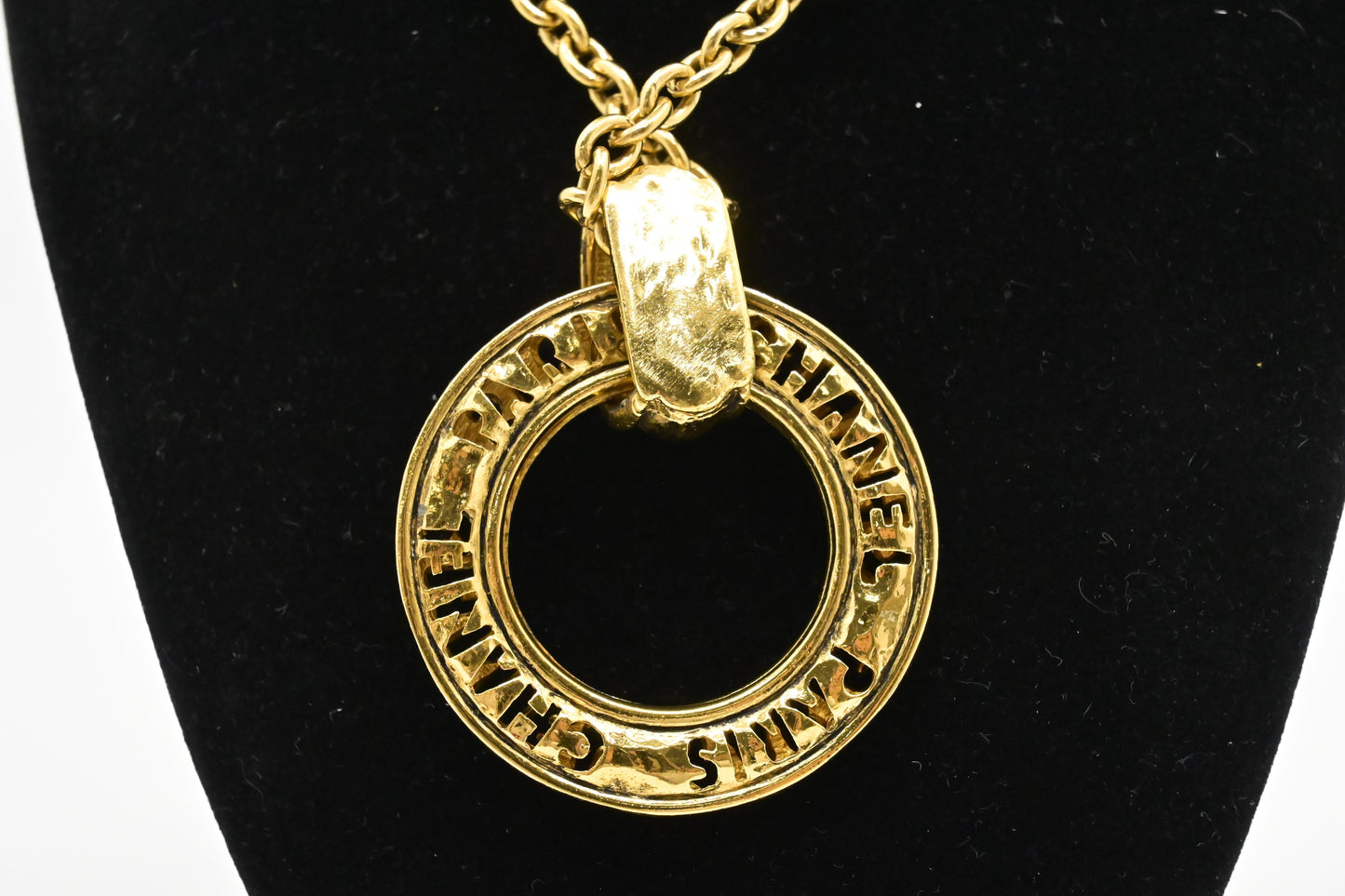 Chanel Large Ring Medallion Necklace