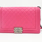Chanel New Medium Boy in Pink Leather