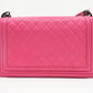 Chanel New Medium Boy in Pink Leather